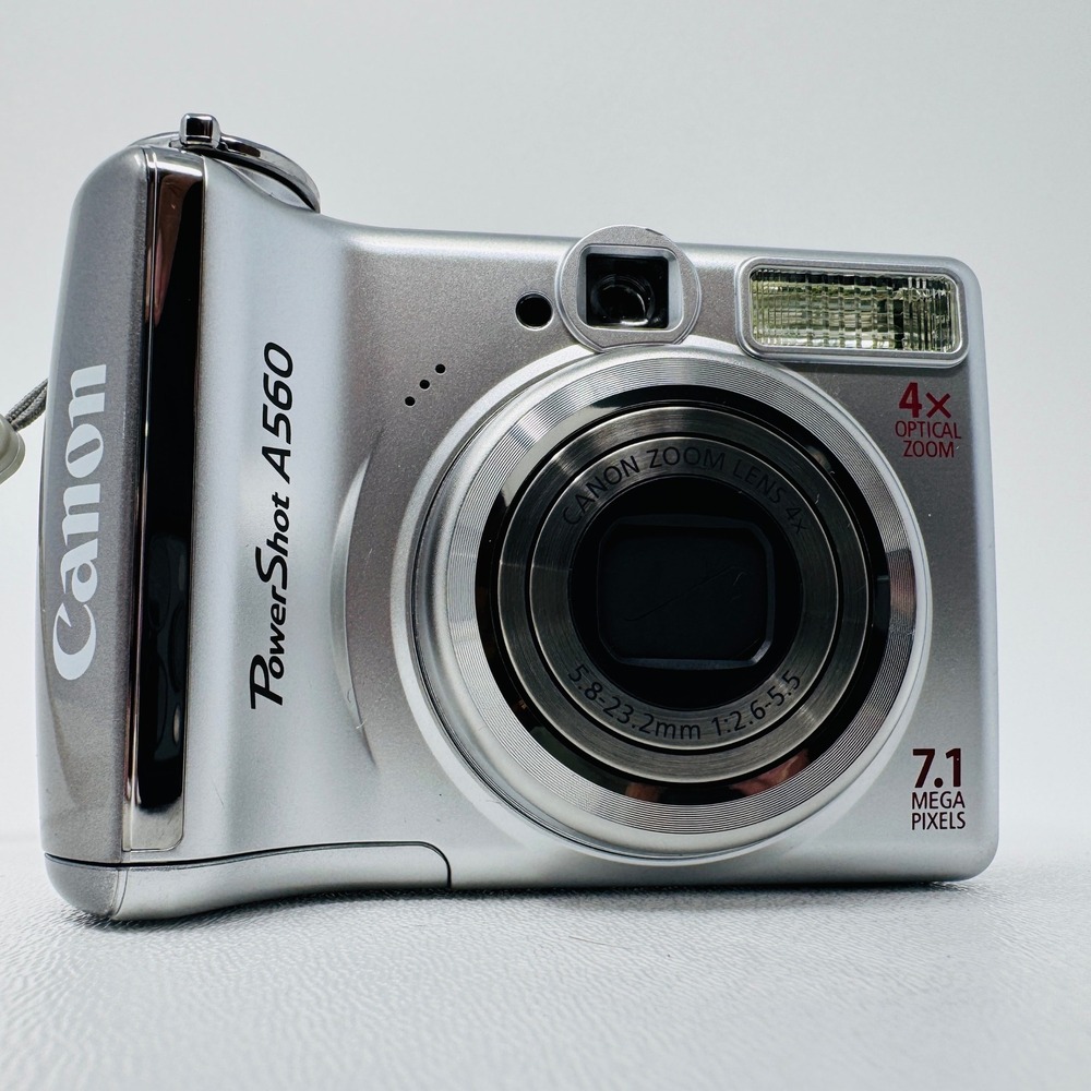 Canon PowerShot A560 Silver Digital Camera 7.1MP 4x Optical Zoom PC1229